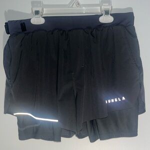 YoungLa Men’s Gray Black Compression Short’s